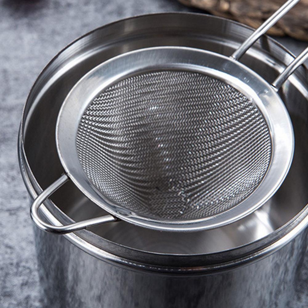 Tamiz cónico de acero inoxidable para cócteles, colador de malla fina para quitar brocas de jugo, colador de Julep, herramienta de barra de Barware