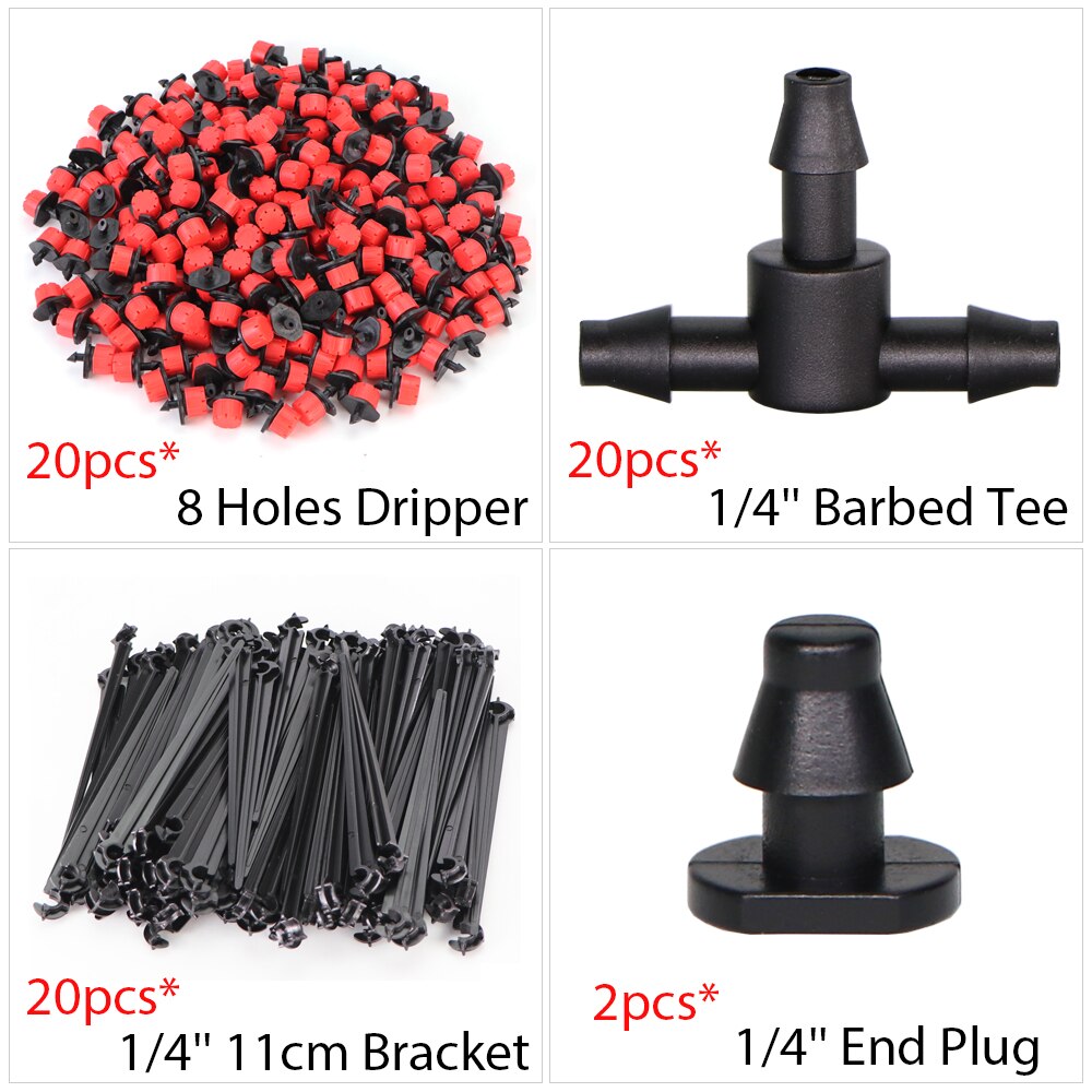 RBCFHl 5-100m 4/7mm pcv podlewanie ogrodu wąż mikronawadnianie rury kroplówki nawadniania Sprikler dla trawnik balkon cieplarnianych: N