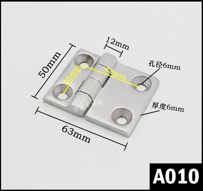 Stainless Steel 304 Increased Thickening Hinge Loop for Heavy Industrial Machinery Hardware Equipment Door Hinge: A010