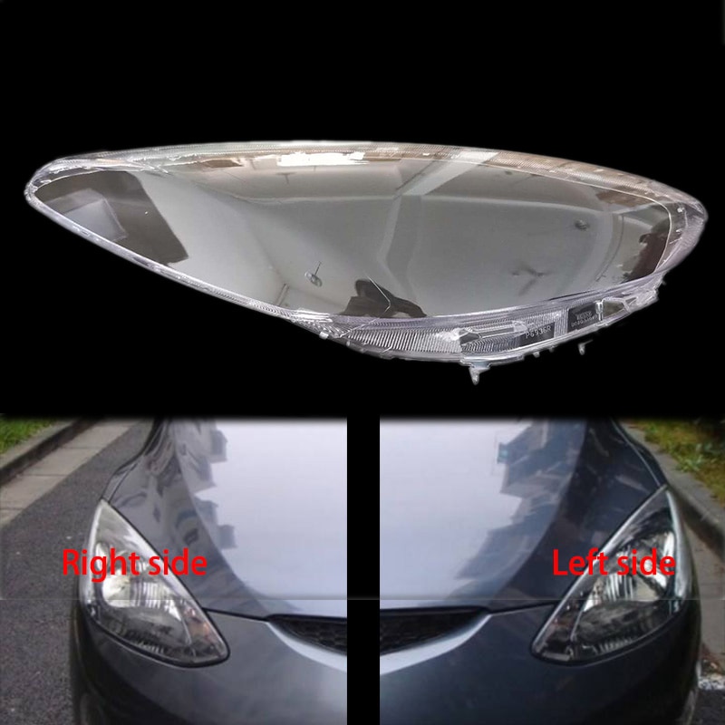 Voor Mazda 2 M2 Koplampen Koplampen Glazen Lampenkap Shell Lamp Cover Transparante Maskers Beschermende Cover