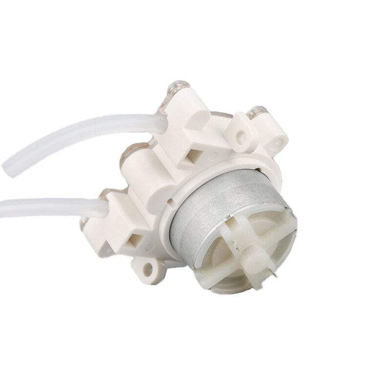 Jwps 02 mikro peristaltisk pumpe mini 6v titreringspumpe akvarie laboratorieslange selvansugende pumpe rengøringsmiddel overføring vandpumpe