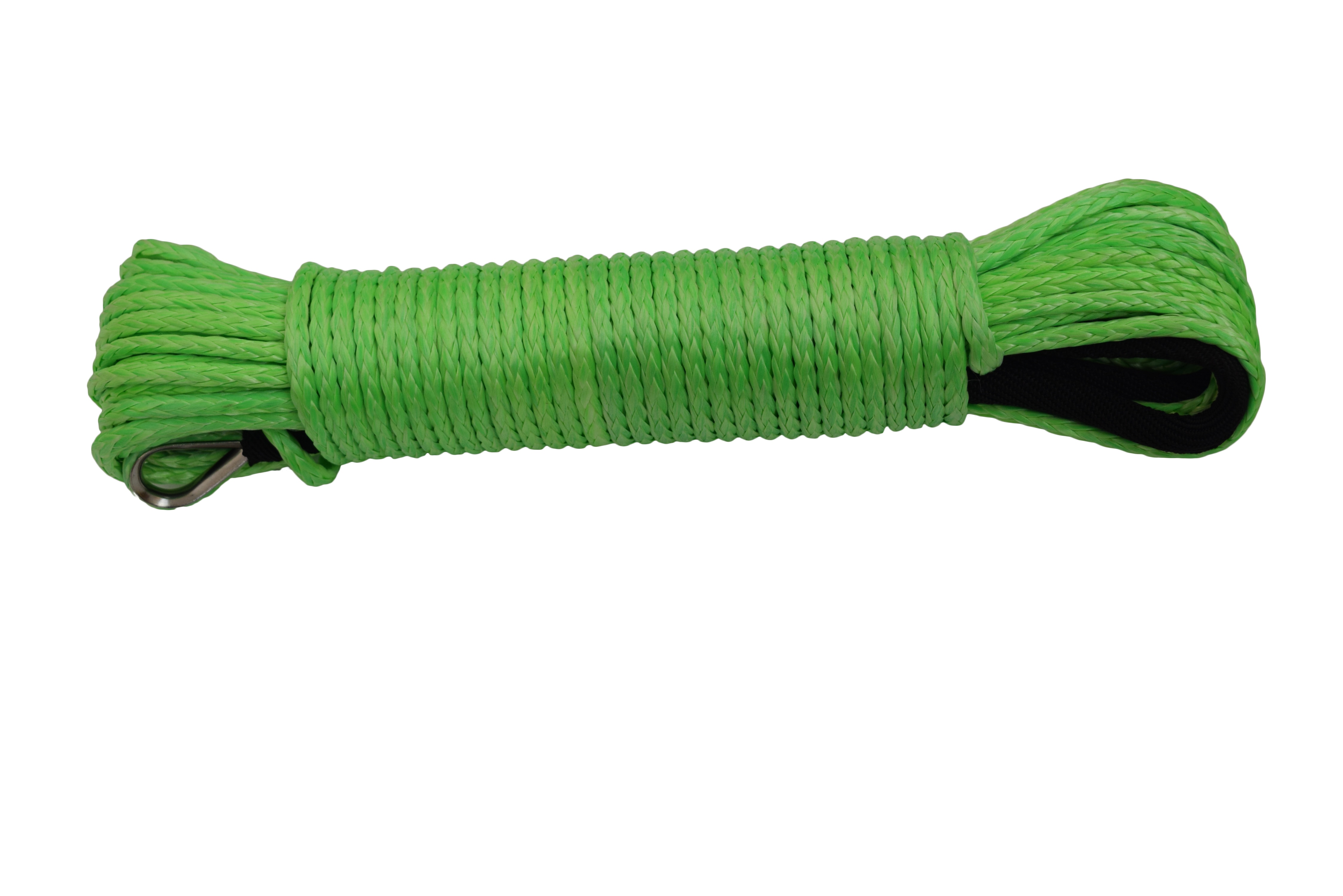 Green 5mm*15m Synthetic Winch Rope ,ATV Winch Line,ATV Winch Cable,Towing Rope