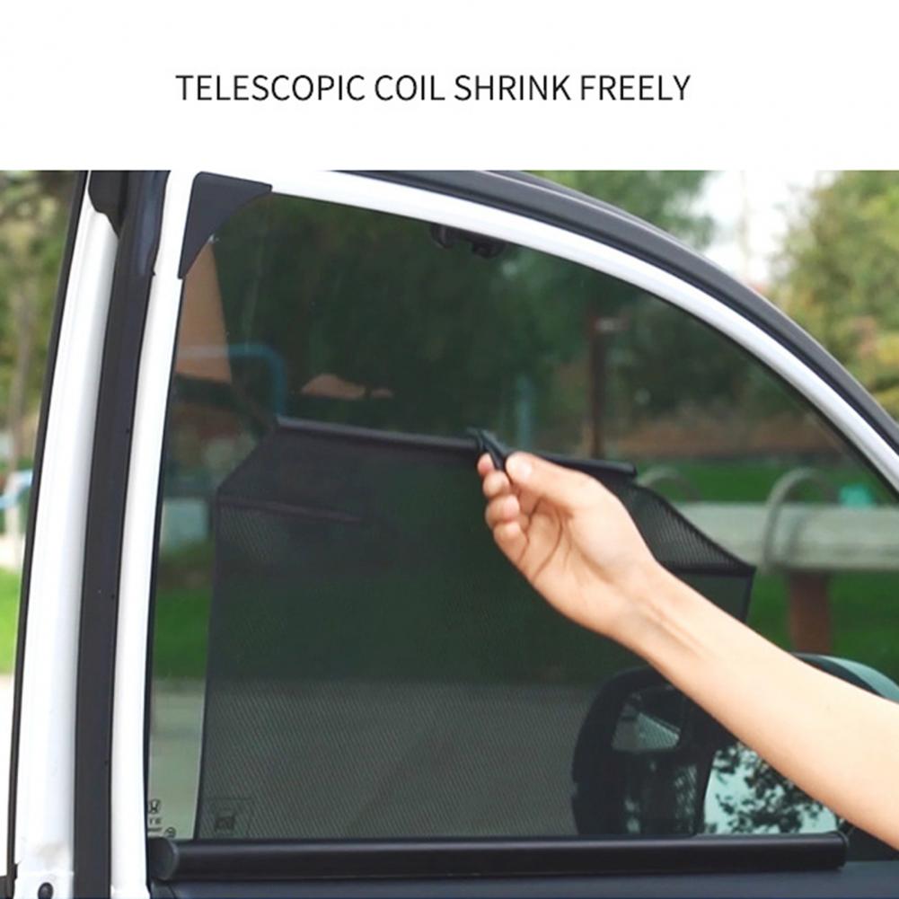 Cortinas enrollables para coche, parasol automático, cortina UV para ventana lateral, parasol de malla, películas para ventana