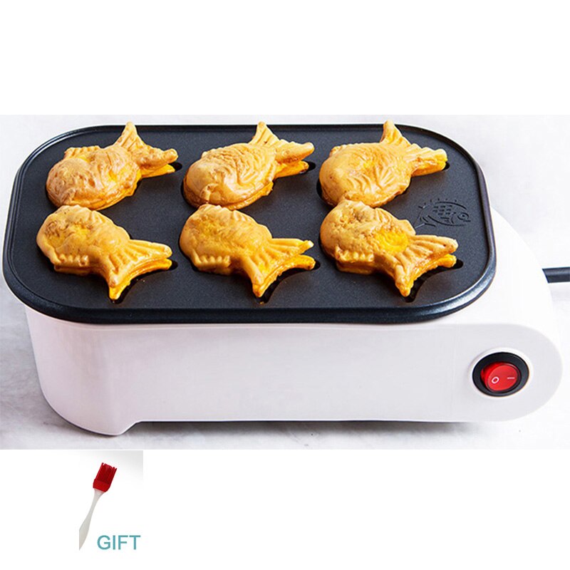 Octopus Bal Maker Takoyaki Bakpan Elektrische Taiyaki Machine Worst Hotdog Eieren Omelet Grill Japanse Vis-Vorm Cake Oven: Taiyaki Maker