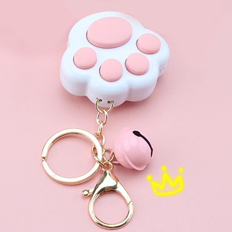 Mini Kat Poot Memory Spel Speelgoed Sleutelhanger Led Elektronische Leuke Pet Claw Game Machine Fidget Speelgoed Voor Kinderen Volwassenen