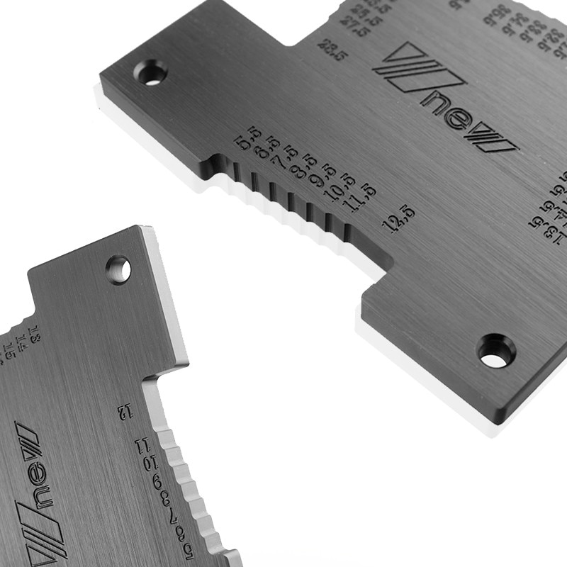 2Pcs High Precision Height Gauge 5-36.5mm Woodworking Router Table Electric Circular Saw Engraving Machine Measuring Tool Ruler