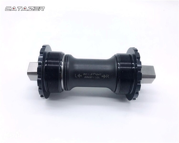 Bicycle Bottom Bracket 103 107 110 113 119mm for Brompton Folding Bike Ultralight Titanium Square Ti Bottom Bracket