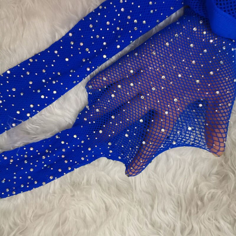 sexy glitter liten mesh tynn strømpebukse kvinner individualitet skinnende nettingtights selger godt