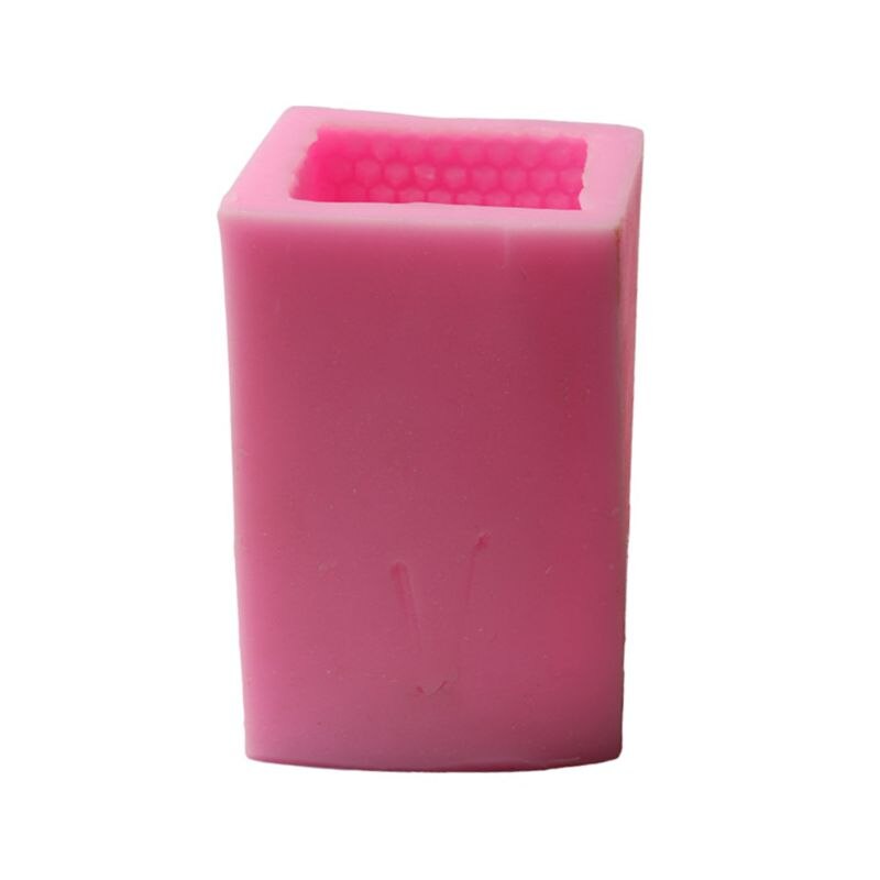 3d honeycomb silikon arom ljus mögel tvål lera gör själv tårta choklad verktyg  c63b: Fyrkant