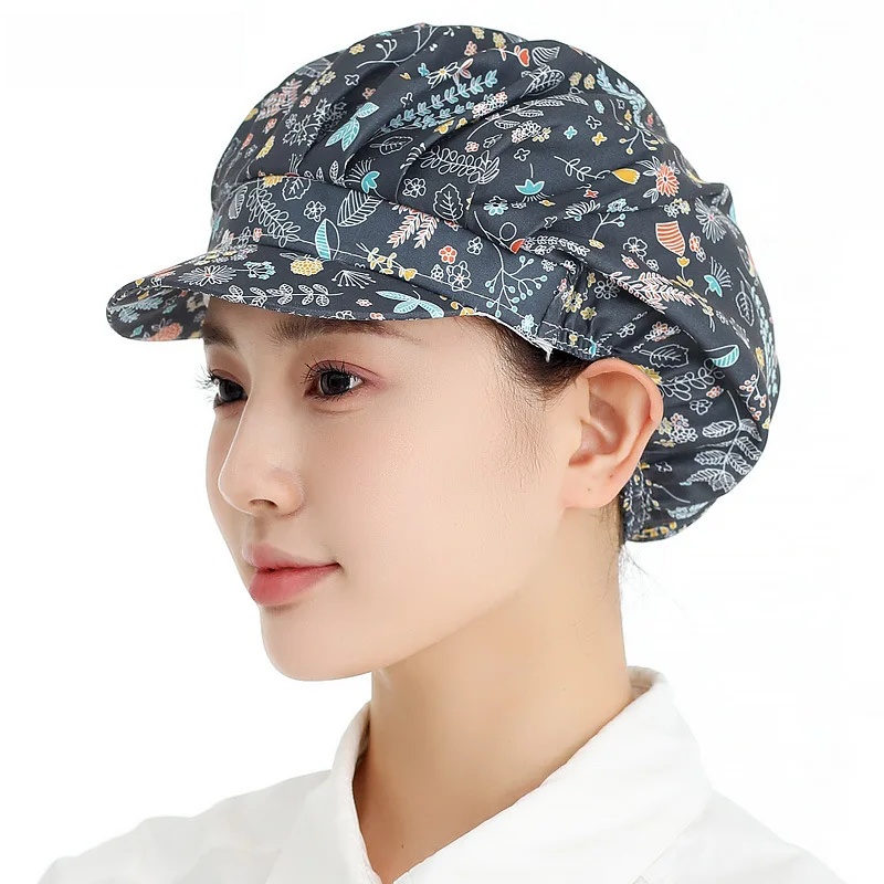 Damen-Kochmütze für sterben Küche, ölbeständig, rauchfrei, zum Kochen, kochendes Öl, spritzwassergeschützt, Heimarbeitskappe, Fabrik-Staubschutz: verrotten