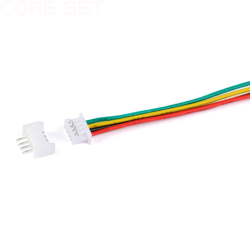 10 Sets Male &amp; Female PCB Connector 1.25 JST 2/3/4/5/6/7/8/9/10 Pin Single Head Plug With 100mm Electronic Wire Connectors
