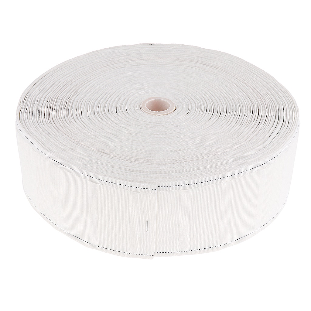 7 Cm Pinch Plooi Gordijn Tape Plooi Haak Rubriek Tape Voor Gordijnen Gordijn Jaloezieën, Roll
