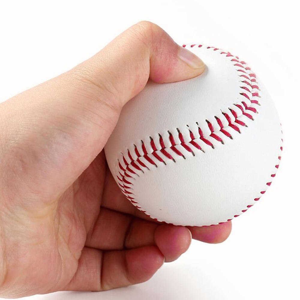 2 stuks 9 Inch Universal Handgemaakte Baseballs PU Harde en Zachte Baseball Ballen Softbal Bal Training Oefening Baseball Ballen