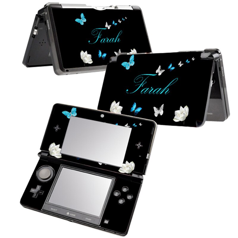 Flower For Nin tend 3DS console sticker For Nintend 3ds Skin Sticker 3ds Game Console Vinyl Sticker for 3ds protect skin: TN-3DS-1007