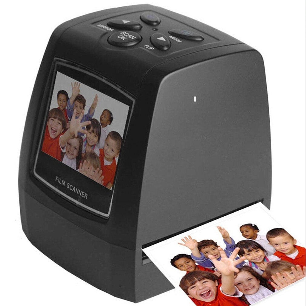 5MP 35Mm Negatieve Film Dia Viewer Scanner Usb Digital Color Photo Copier Met (Alleen Eu Plug)