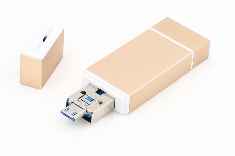 Kaartlezer/Adapter Voor Iphone, Ipad, Android-Voor Microsd/Sd-kaart