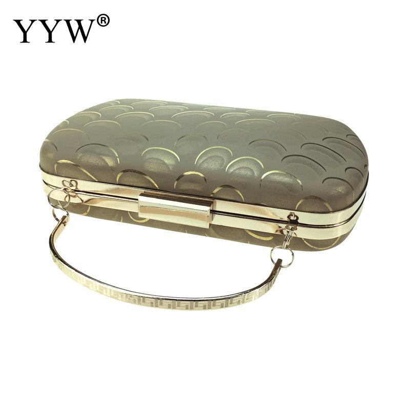 Gold Splitter Kupplung Taschen Für Frauen Metall Griff Handtaschen Mit Kette Schulter Crossbody-tasche Damen Hand Taschen