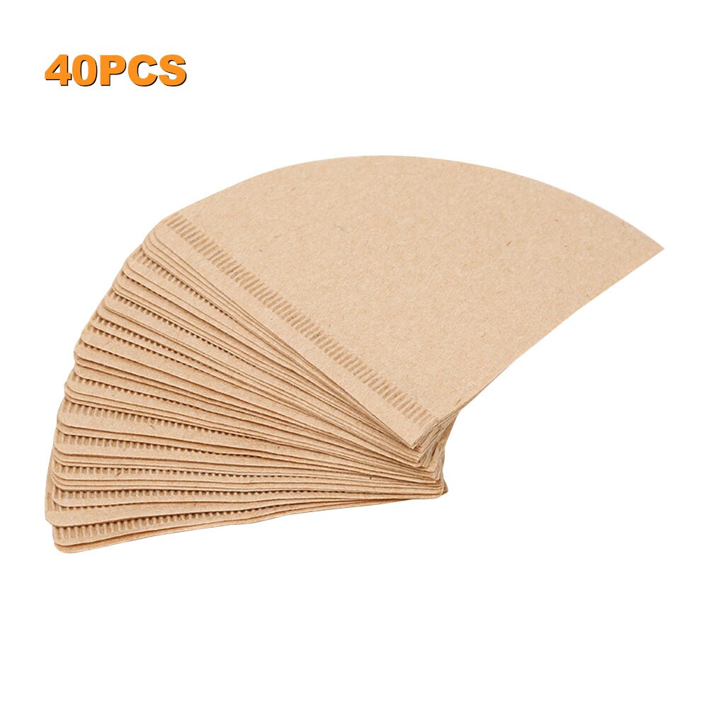 Coffee Filter Paper Unbleached 100% Natural Coffee Filter Paper V60 Style Coffee Maker Fits 1-2 Cups 2020NEW Fast Deliver