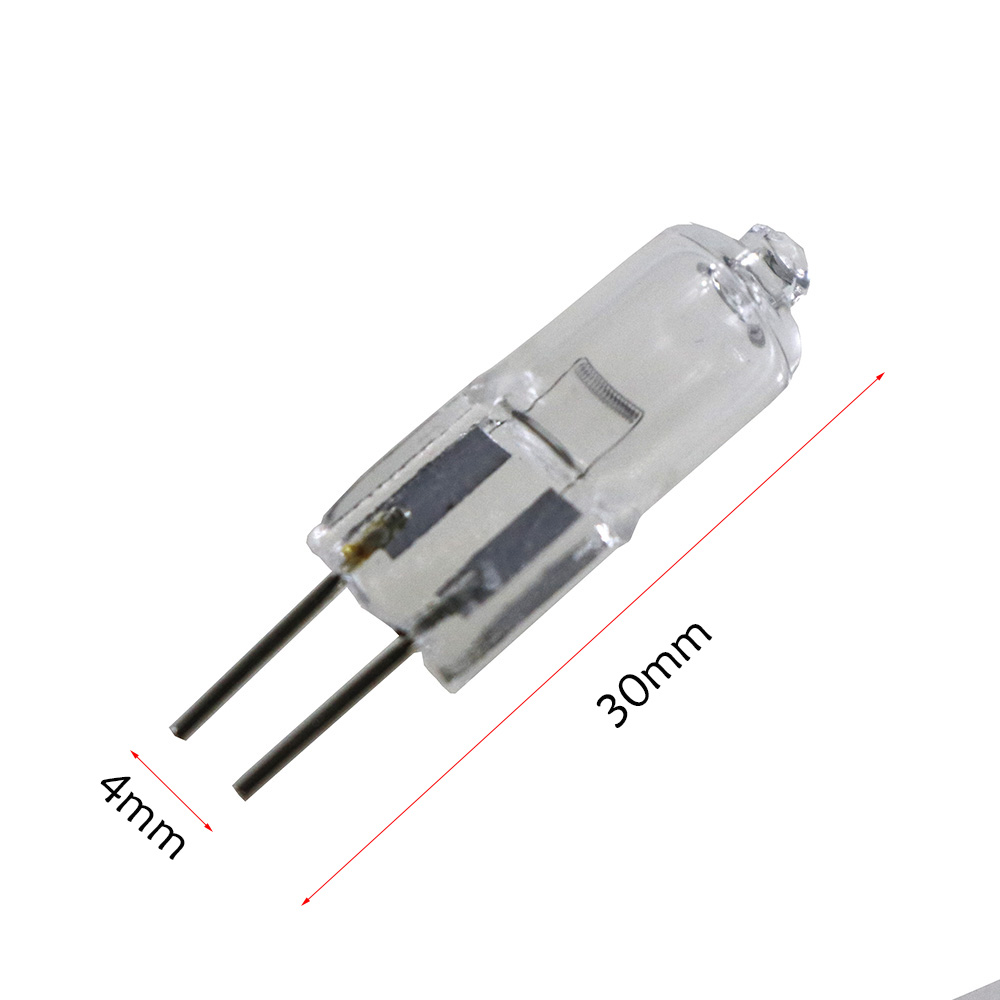 10 stk halogen  g4 lampe lyspærer  ac12v 20w jc type klare halogen innsatte perler krystall lampe varm hvit farge lysstyrke l