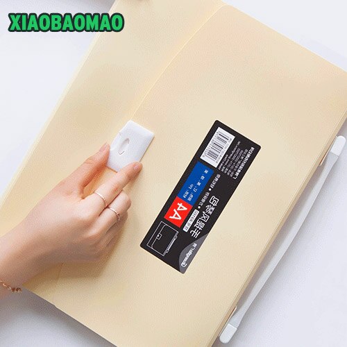 Simple Book Waterproof Bags A4 Paper Folder Document Folding Color Random Rectangle Office Homeschooling