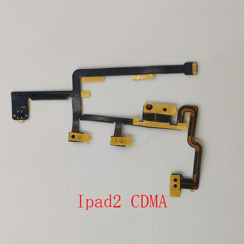 Power Switch Volume Button On/Off Flex Cable For iPad 2 3 4 IPad2 A1395 A1396 A1397 IPAD3 A1416 A1430 IPAD4 A1458 A1460 Mute Key: Silver