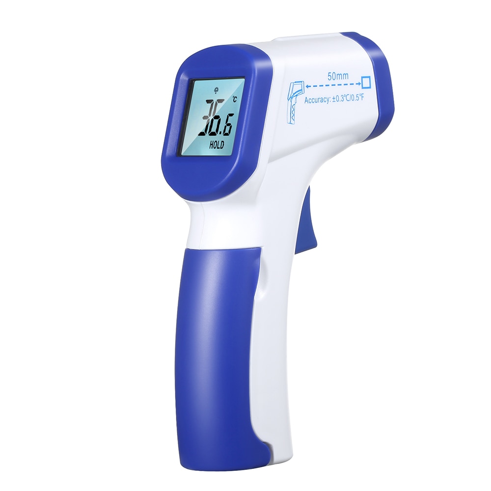 Handheld Non-contact Infrared Digital Thermometer with LCD Display Digital Infrared Temperature Measure Tool