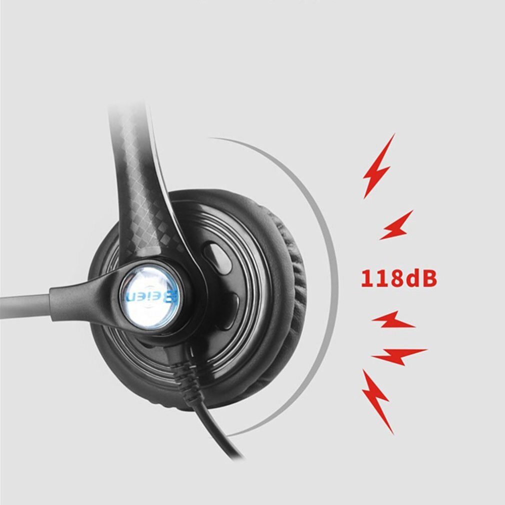 A16 Telephone Headset Call Centre Noise Headset With Microphone Volume Adjustable noise-cancelling traffic headset Call