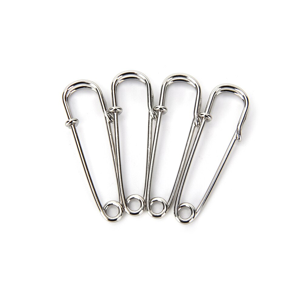 10 stuks/pak 4-10cm maten metalen veiligheidsspelden roestvrij staal broche badge sieraden veiligheidsspelden accessoires naaien knutselen