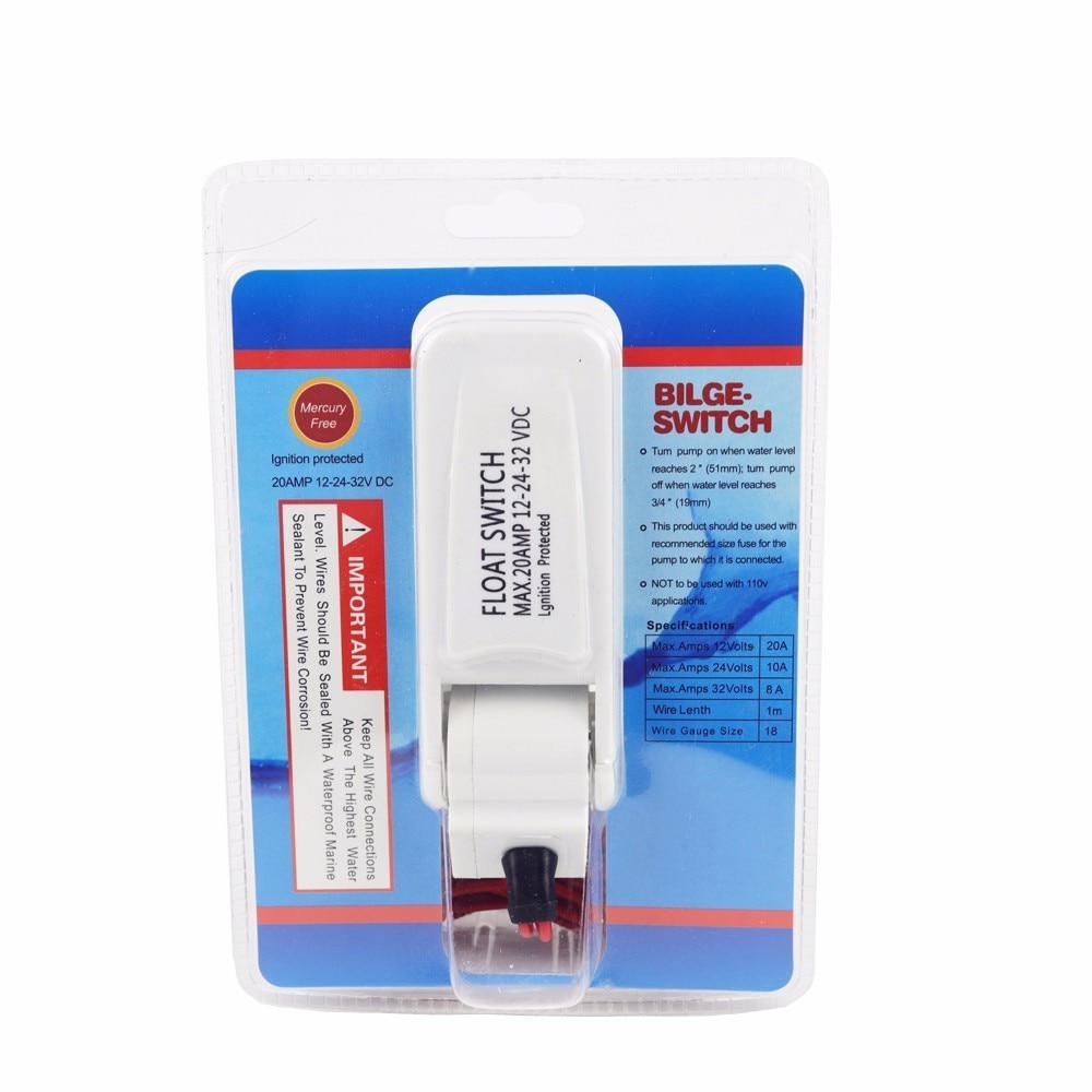 1100gph Dc 12v Electric Mini Boat Bilge Water Pump With Float Switch Kayak Rule 1100 Gph 12 V Auto Water Level Control Garden