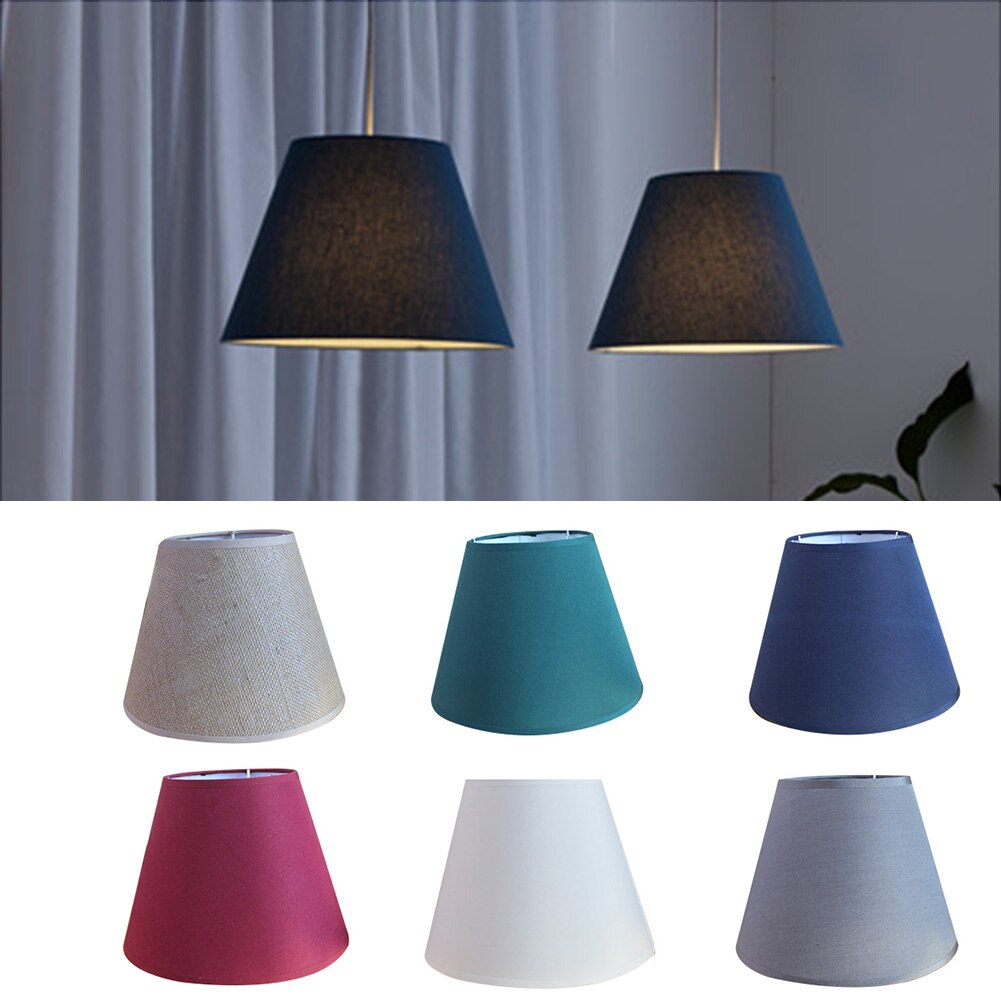 Tissu abat jour Art déco solide abat jour applique lampe de Table abat jour moderne pour la décoration de la maison