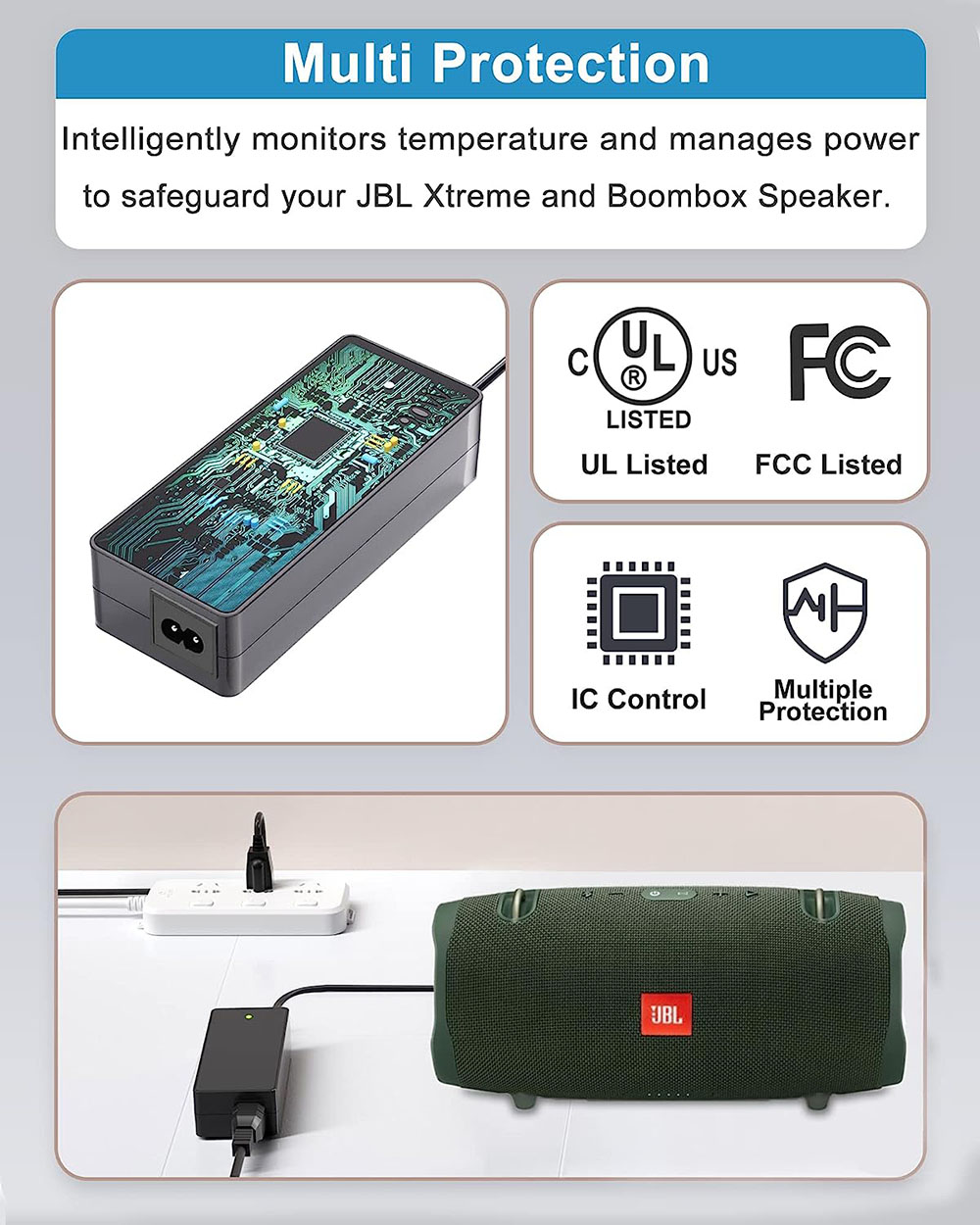 19v 2.1a 65w Netzteil Ladegerät passend für jbl xtreme extreme 1 2 Bluetooth Wireless Lautsprecher Versorgung AC Adapter