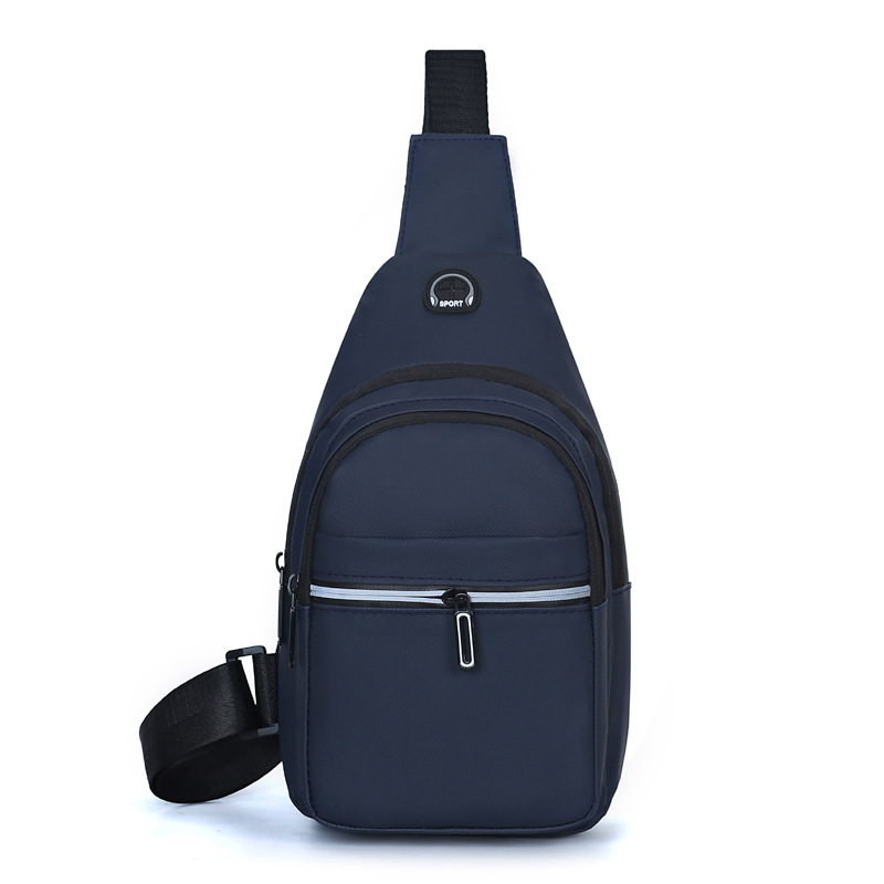 Borsttas voor heren, schoudertas, crossbodytas met grote capaciteit, outdoor sport vrije tijd, kleine schoudertas, rugzak voor heren: Blauw