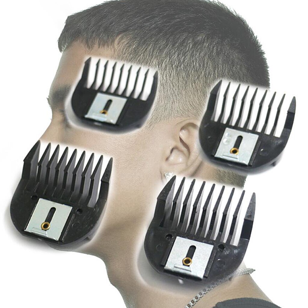 4x 3/6/9/12mm Hair Clipper Limit Guide Comb Size Replacement