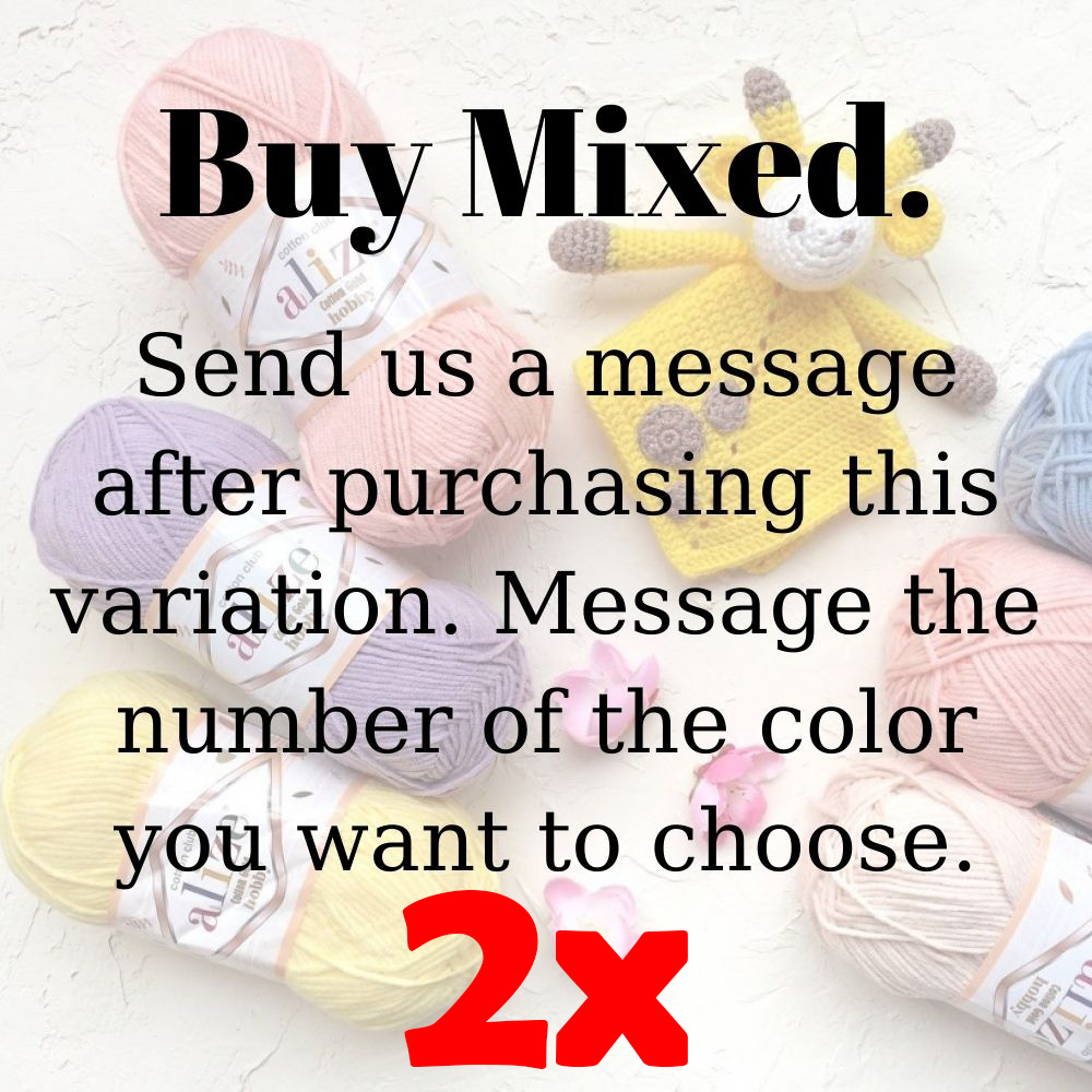 Hand Knitted Yarn 100% Cotton - 900 Meters(1-2x250gr) - 8 Color-Cake Knit Yarn Ball Scarf - Alize Bella Ombre Tie Dye-Sweater-DIY: 2x BUY MIXED