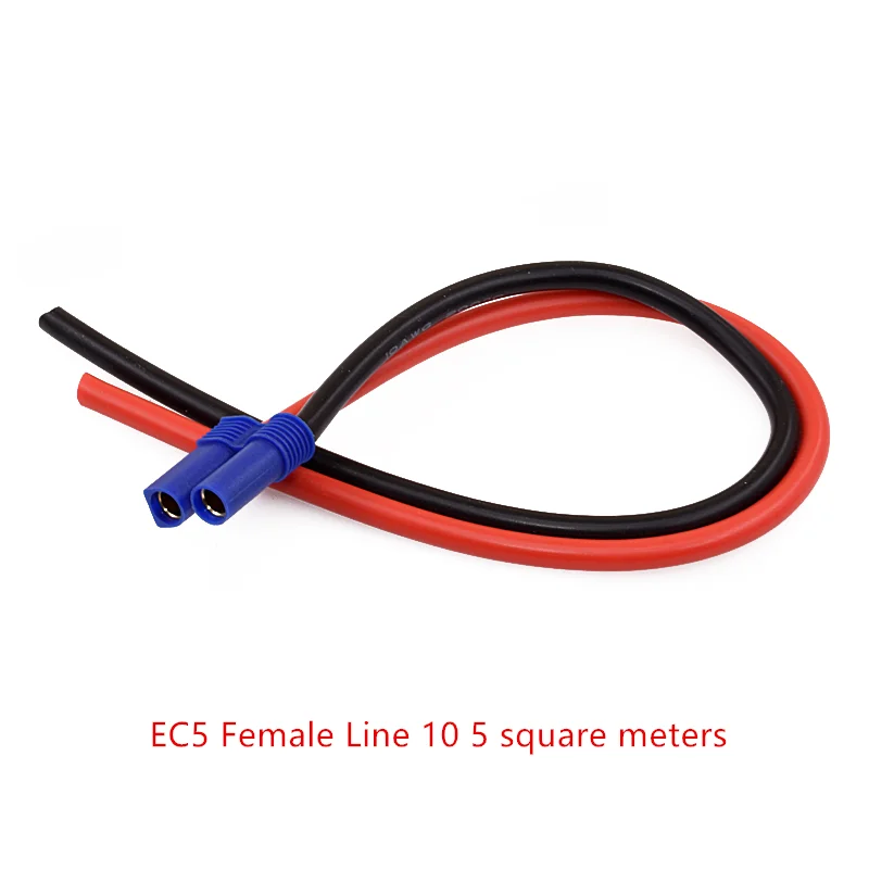 RC Batterij Oplader 18 AWG 16AWG 12AWG 10AWG XT60 XT90 EC5 Plug Mannelijke Vrouwelijke Verlengkabel Draad Connector 10 CM/20 CM/30 CM: YELLOW / T-tak Connector