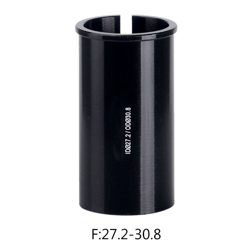 Aluminum Alloy Bicycle Seatpost Sleeve Convert Seat Post Tube Conversion Adapter 22.2/25.4/27.2/28.6/31.6mm: F