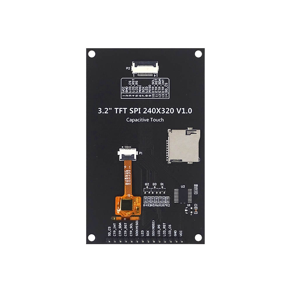 Módulo de pantalla táctil capacitiva con pantalla LCD IPS de 2,8/3,3/3,5 pulgadas 240*320/320*480 IPS
