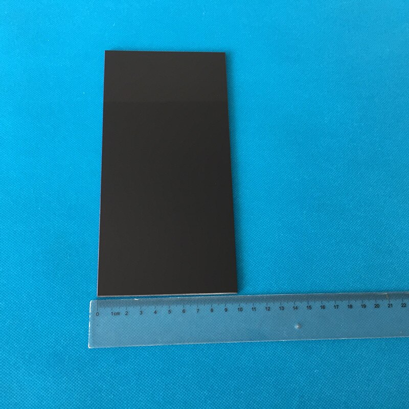 Lentille en verre de filtre de passage UV de ZWB3, de 100x200x3.0mm, pour transilluminateur de source de lumière de 253,7 nm et 254nm