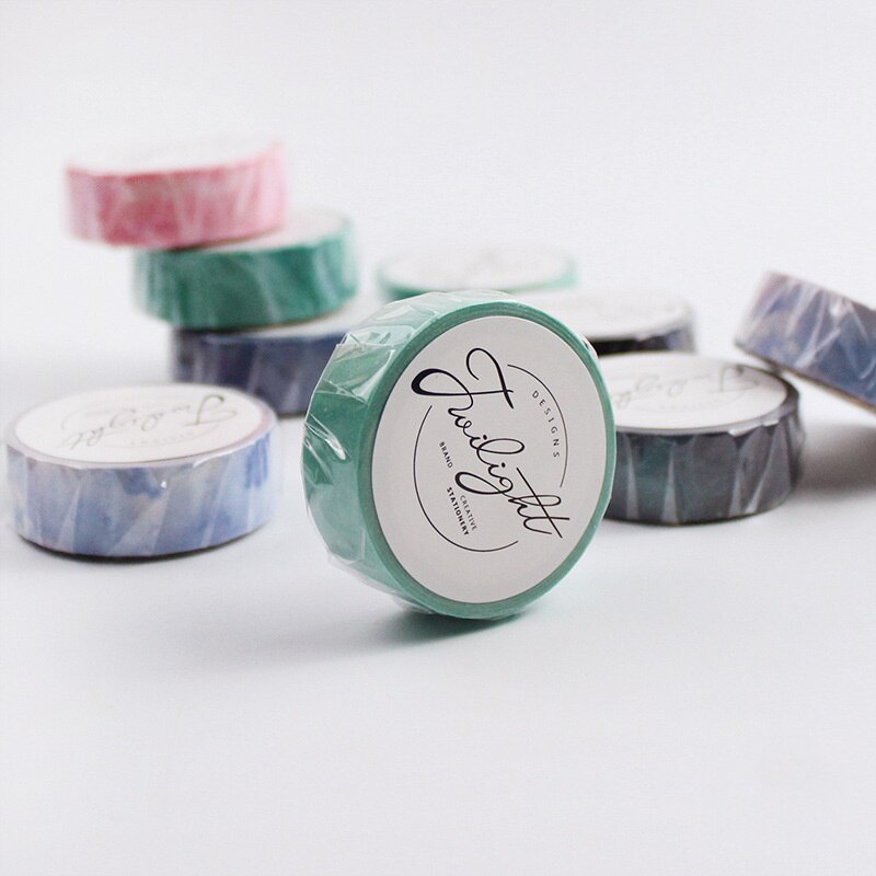 7 Pcs Sterrenhemel Nebula Papier Washi Tape Galaxy Star Lijm Masking Tapes Dagboek Album Journal Decoratieve Stickers H6187