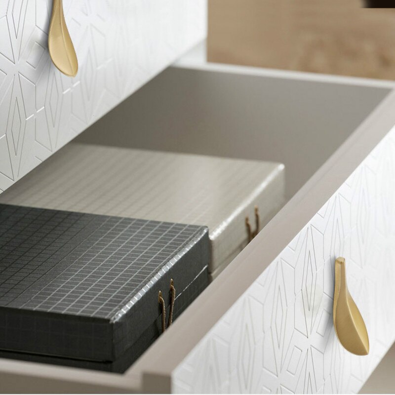 1 pezzo maniglie a forma di foglia per mobili manopole per mobili maniglie maniglie per cucina manopole per cassetti maniglie per mobili maniglie per armadi manopole