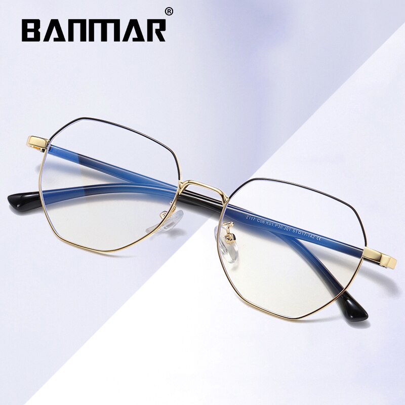 BANMAR-gafas para ordenador, antiluz azul, filtro que reduce la tensión ocular Digital, gafas de protección regulares para videojuegos, A2117