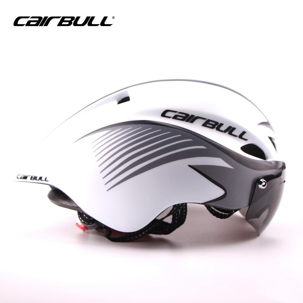 Cairbull Fietsen Helm Bril Fiets Integraal Gevormde Aerodynamische Sport Mtb Racefiets Helm Triathlon Met 1 Lens