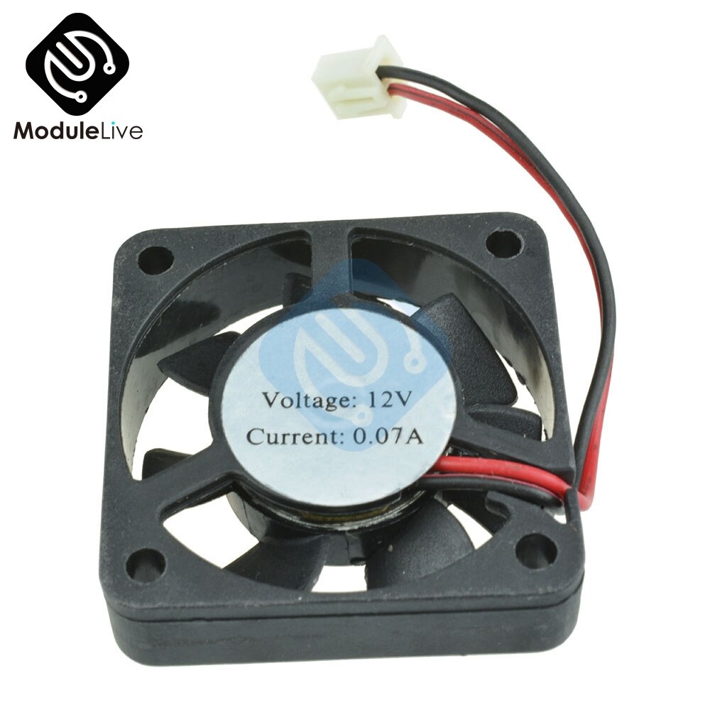 Computer Case Cooler 2Pin 12V 4 Cm 40 Mm Pc Cpu Cooling Koeler Fan Zwart Koellichaam Kleine Koeling fan Pc Voor Arduino Raspberry Pi