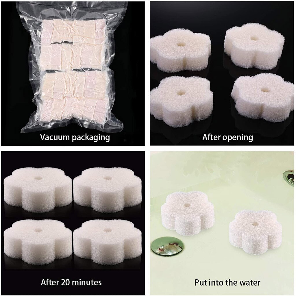 10PCS Oil Absorbing Sponge Swimming Pool Tub Spa Absorb Sludge Dirt Scum Reusable Washable Sponge