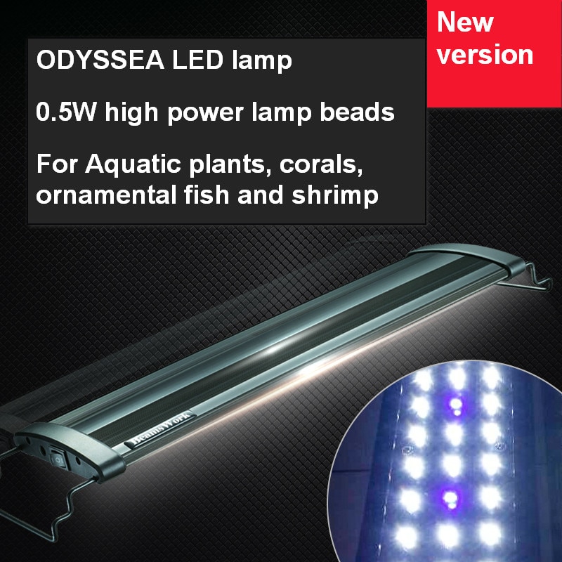 Odyssea 30-80 Cm Geplant Aquarium Led Verlichting Lamp 110-240V Aquarium Aquatic Led Lamp Licht voor Aquarium