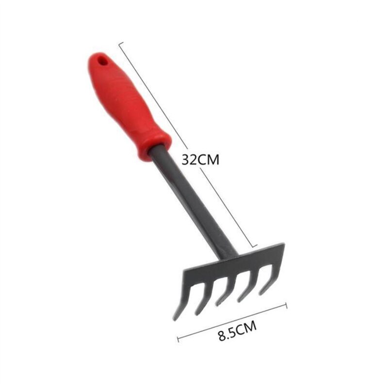 Garden Tool Hand Trowel Bonsai Shovel Rake,Cultivator,Weeder Tools With Ergonomic Handle,Garden Lawn Farmland Transplant E12140: D