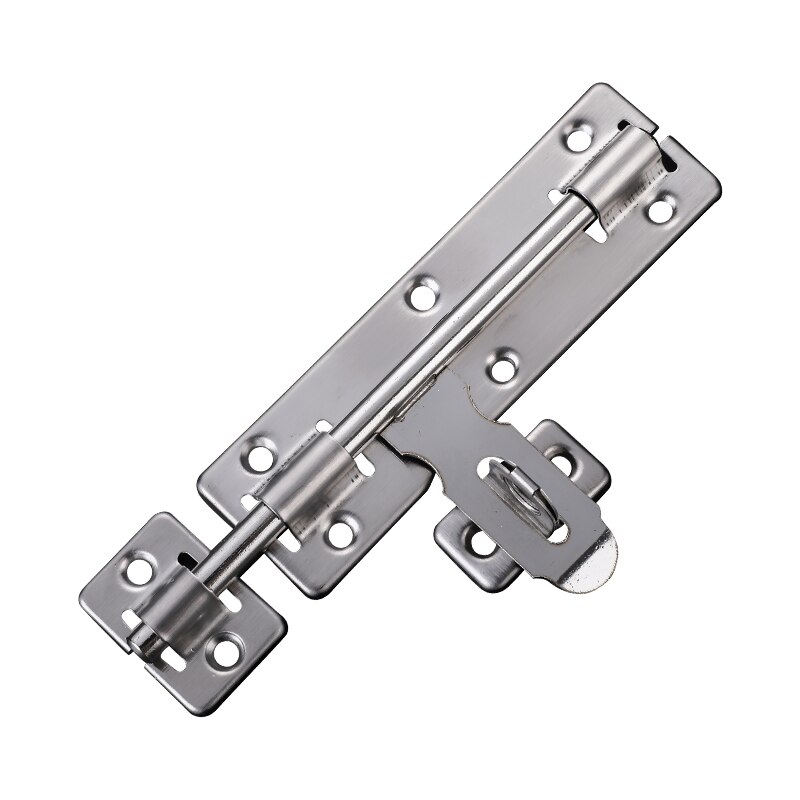 Stainless steel windows slide latch Hasp 8-20 inches door bolt with screw for Home Gate Bathroom Cabinet Safety lock hardware