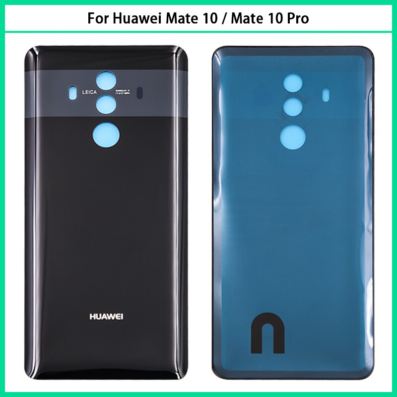 Nieuw Voor Huawei Mate 10 / Mate 10 Pro Batterij Back Cover 3D Glas Panel Mate10 Achter Deur Batterij Behuizing case Lijm Vervangen