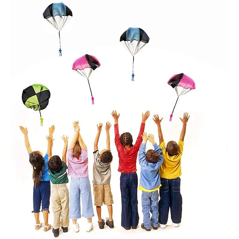 Parachute Toys Thg Parachute Figures Skydive Parachutes Man Hand Throw Soldier