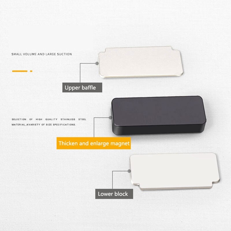Magnetic Closet Catches Invisible Furniture Latch Heavy Duty Magnet Latch Cabinet Cupboard Ultra Thin Closer Lock
